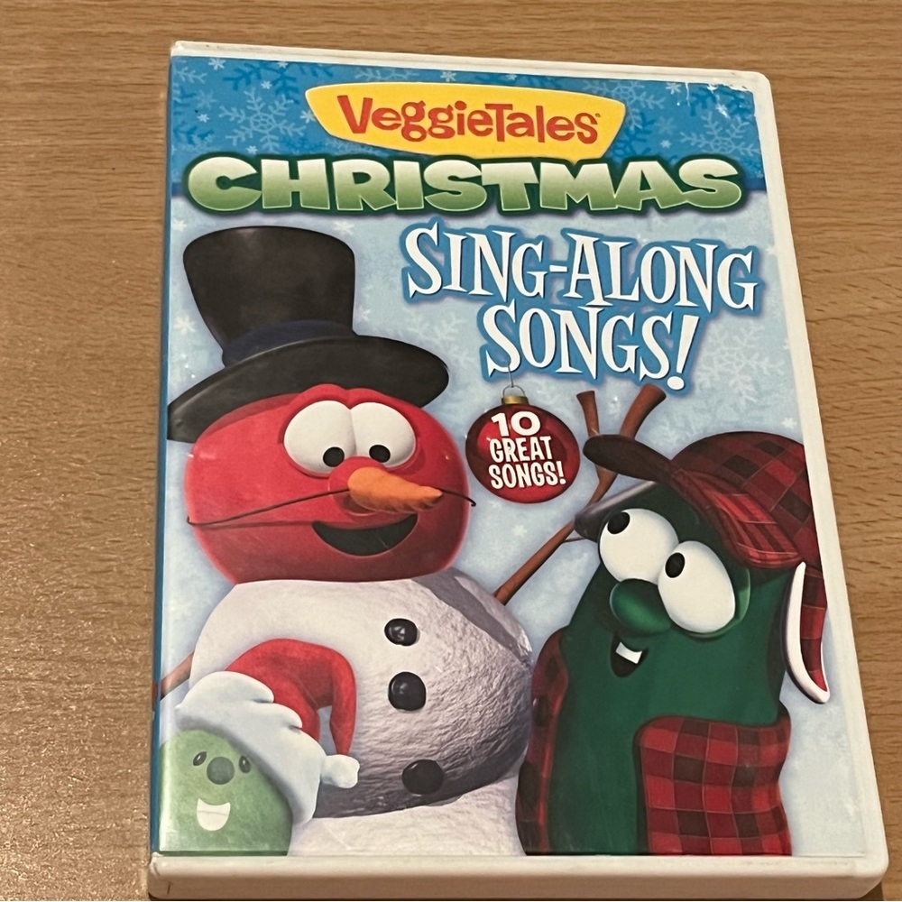 Veggietales Christmas Sing Along DVD 10 Songs + 3 Karaoke Extras 2010 Big Idea